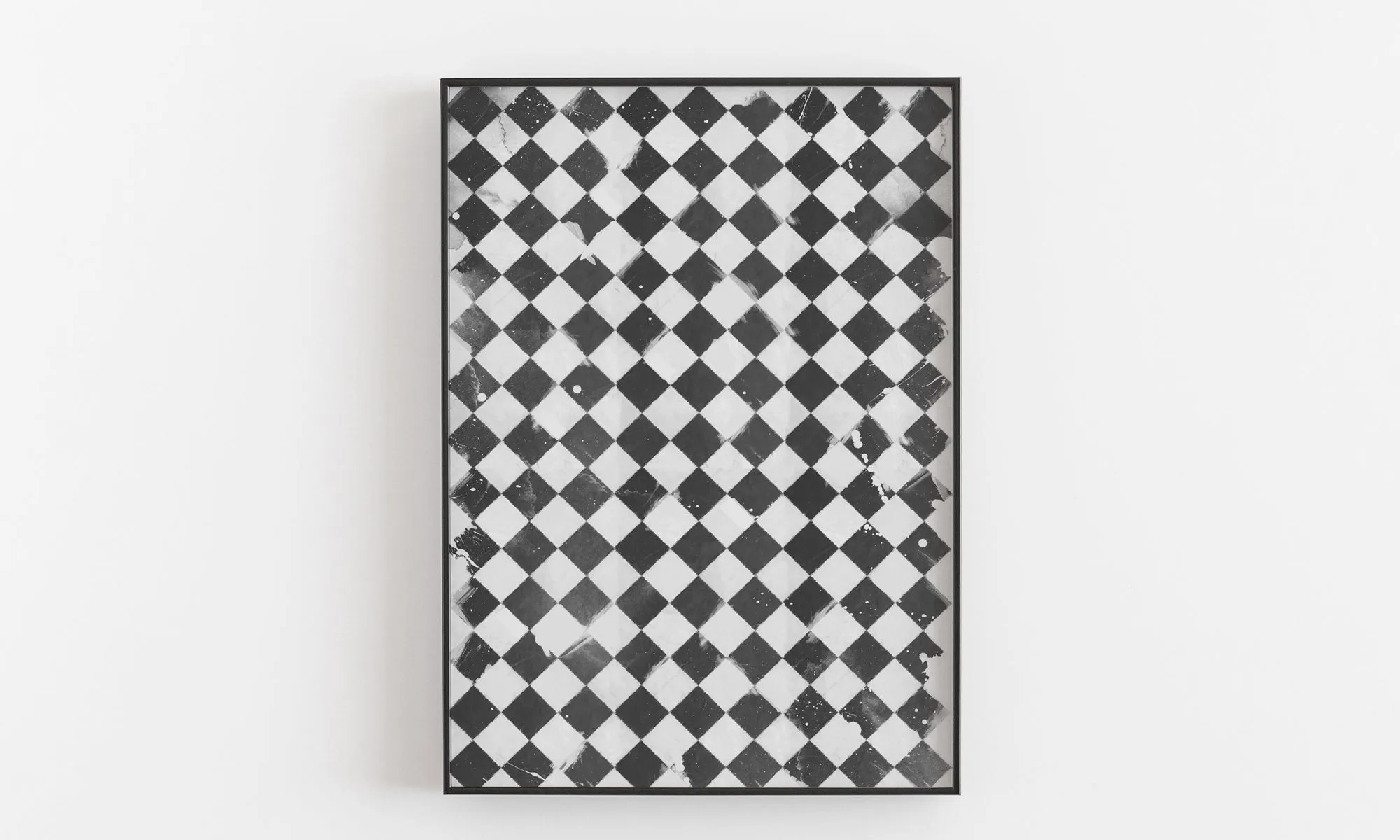 Abstract Wall Art Print 'Checkerboard Tile' Modern Abstract, Large Abstract Art, Abstract Wall Decor