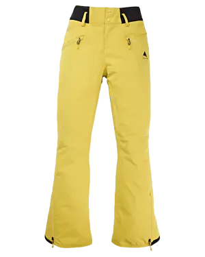 Burton Women's Marcy High Rise Stretch 2L Snow Pants - Sulfur