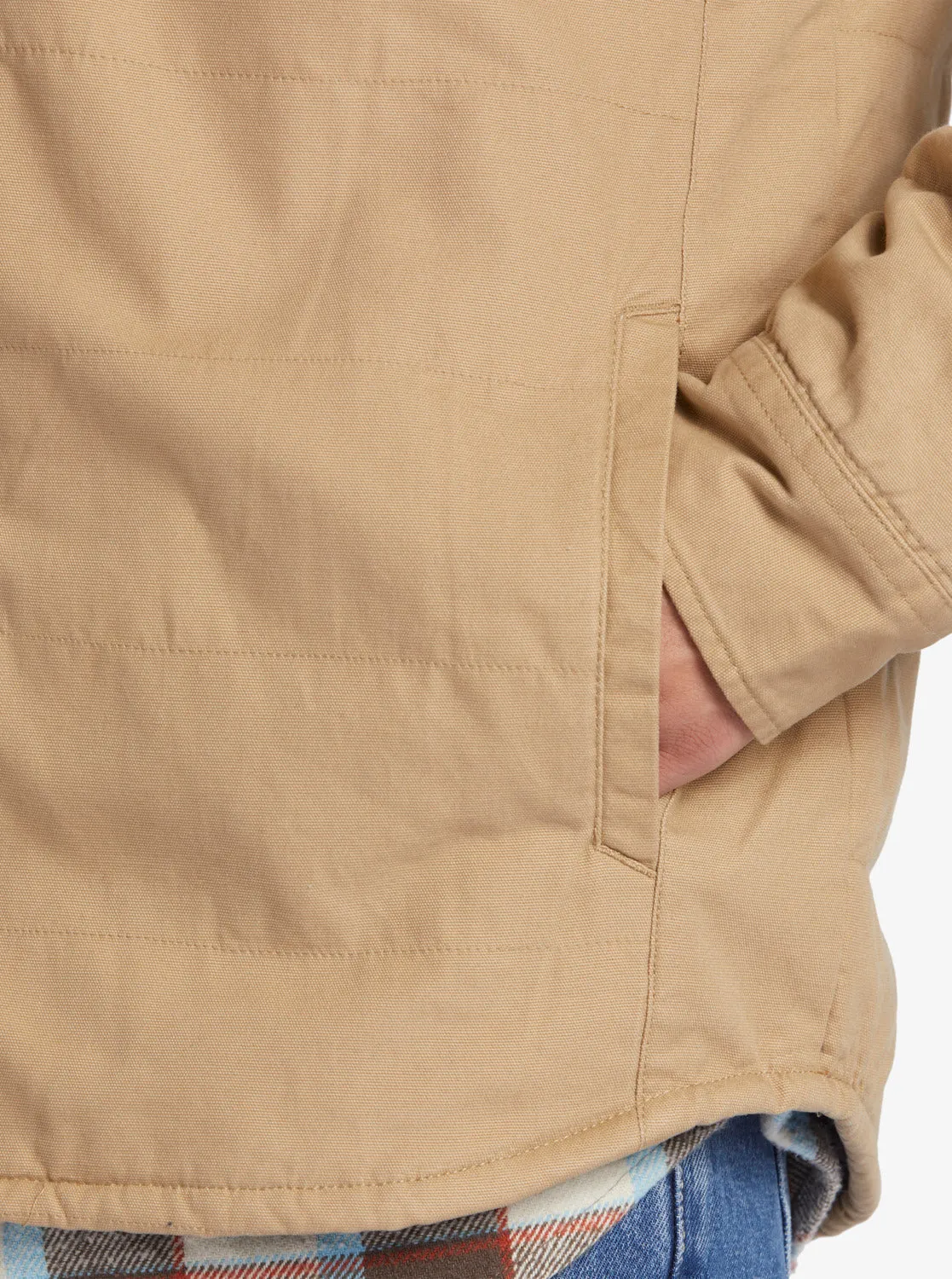 Downrail Upd Canvas Jacket - Plage