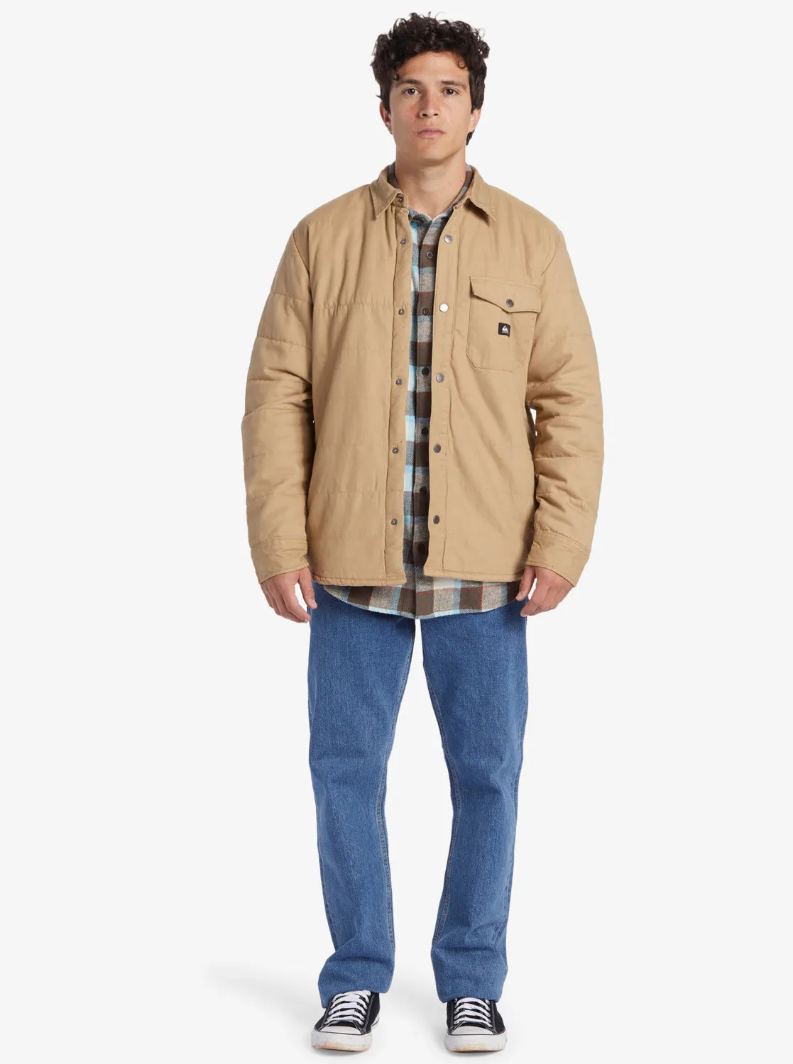 Downrail Upd Canvas Jacket - Plage