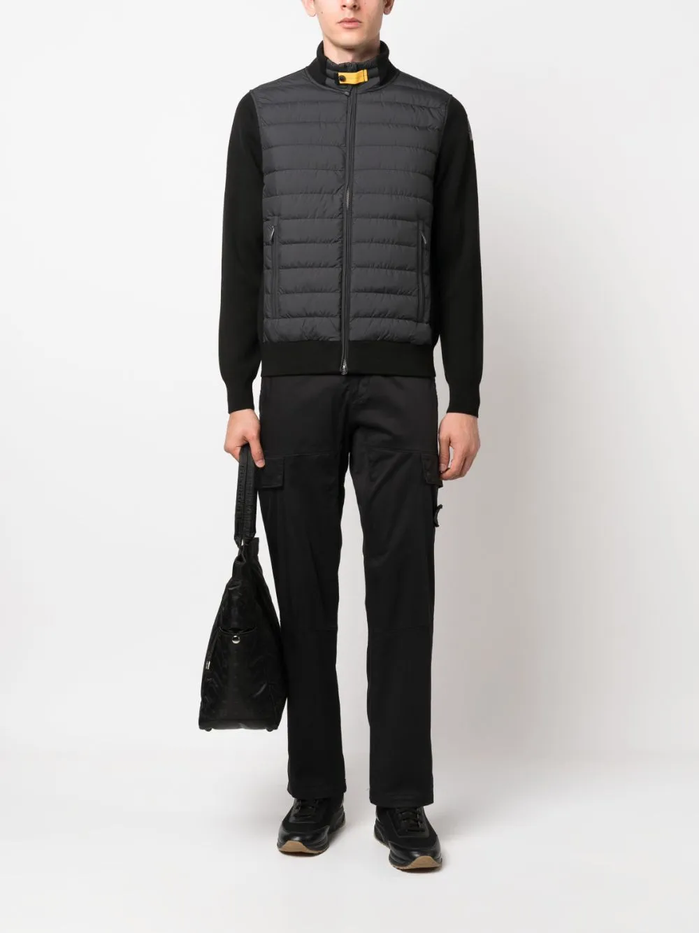 funnel-neck zipped padded jacket