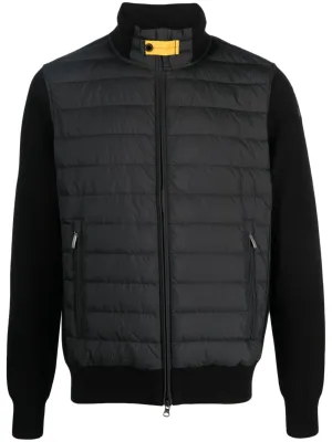 funnel-neck zipped padded jacket