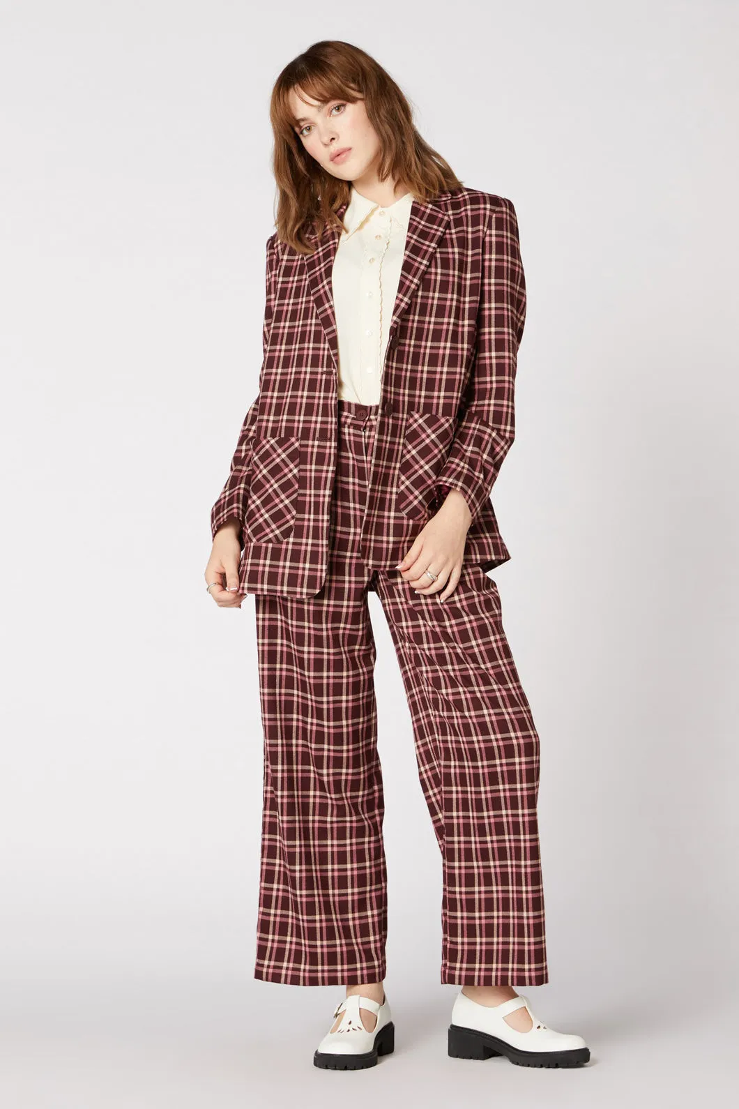 Gina Check Blazer