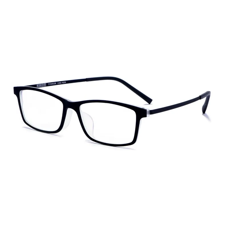 Handoer Men's Semi Rim Square Tr 90 Eyeglasses 2099