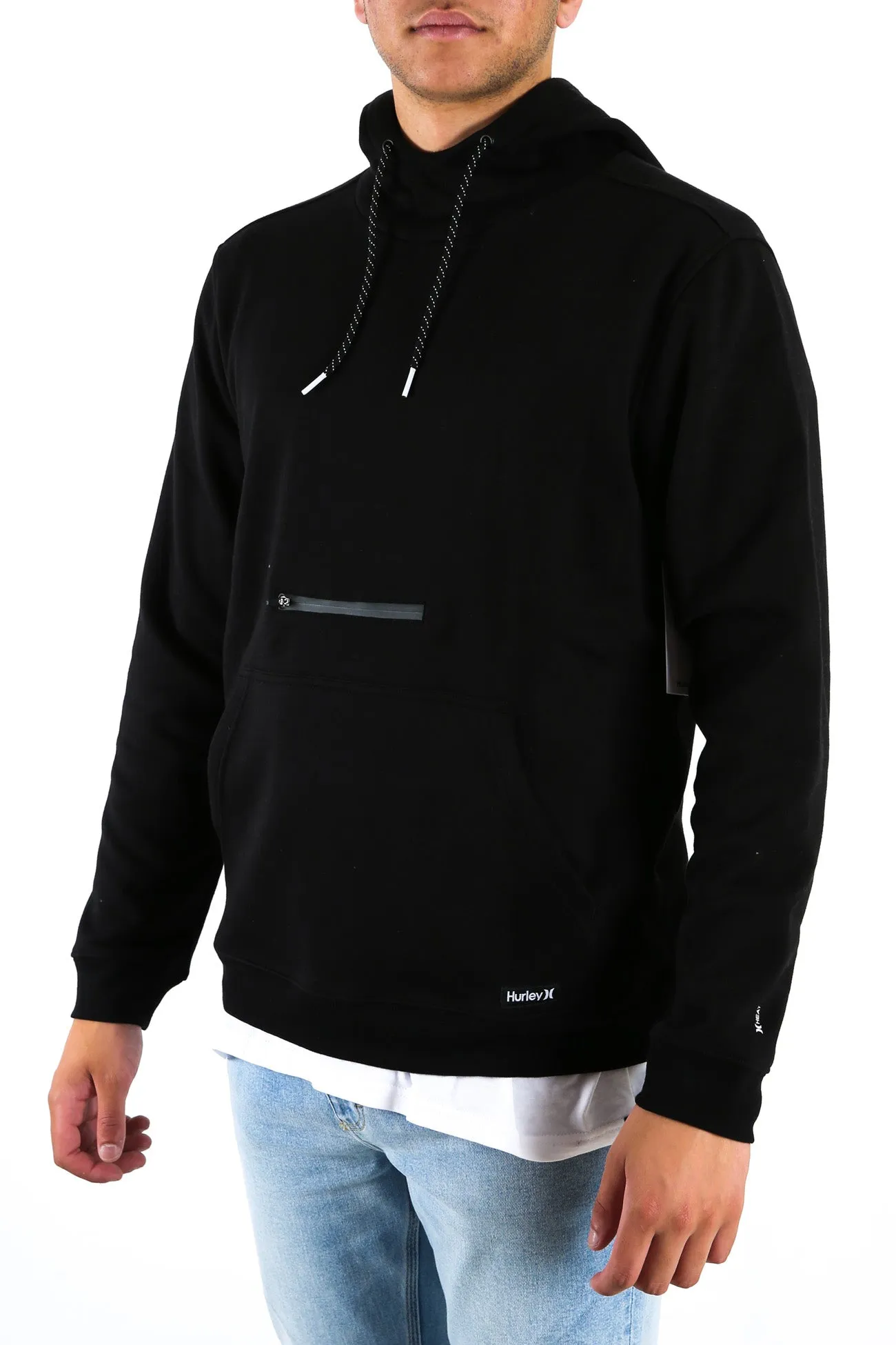 Heat Nova Pullover Fleece Hoodie Black