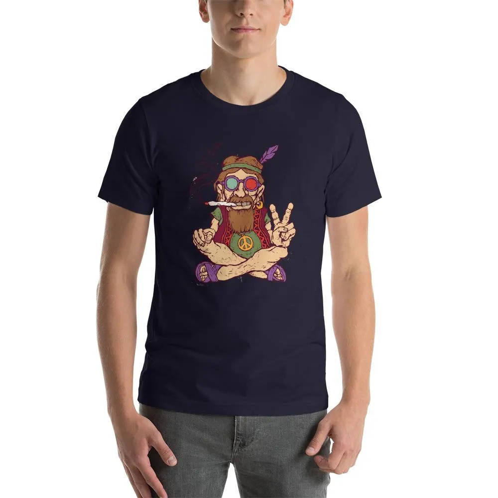 Hipster Baba Round Neck T-shirts