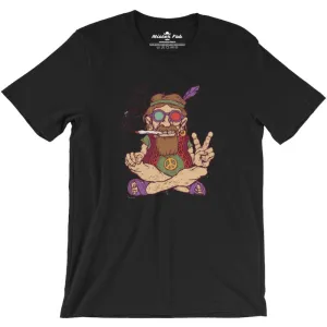 Hipster Baba Round Neck T-shirts