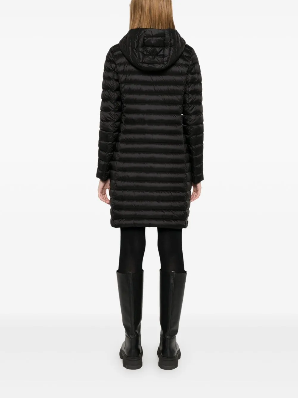 hooded down coat