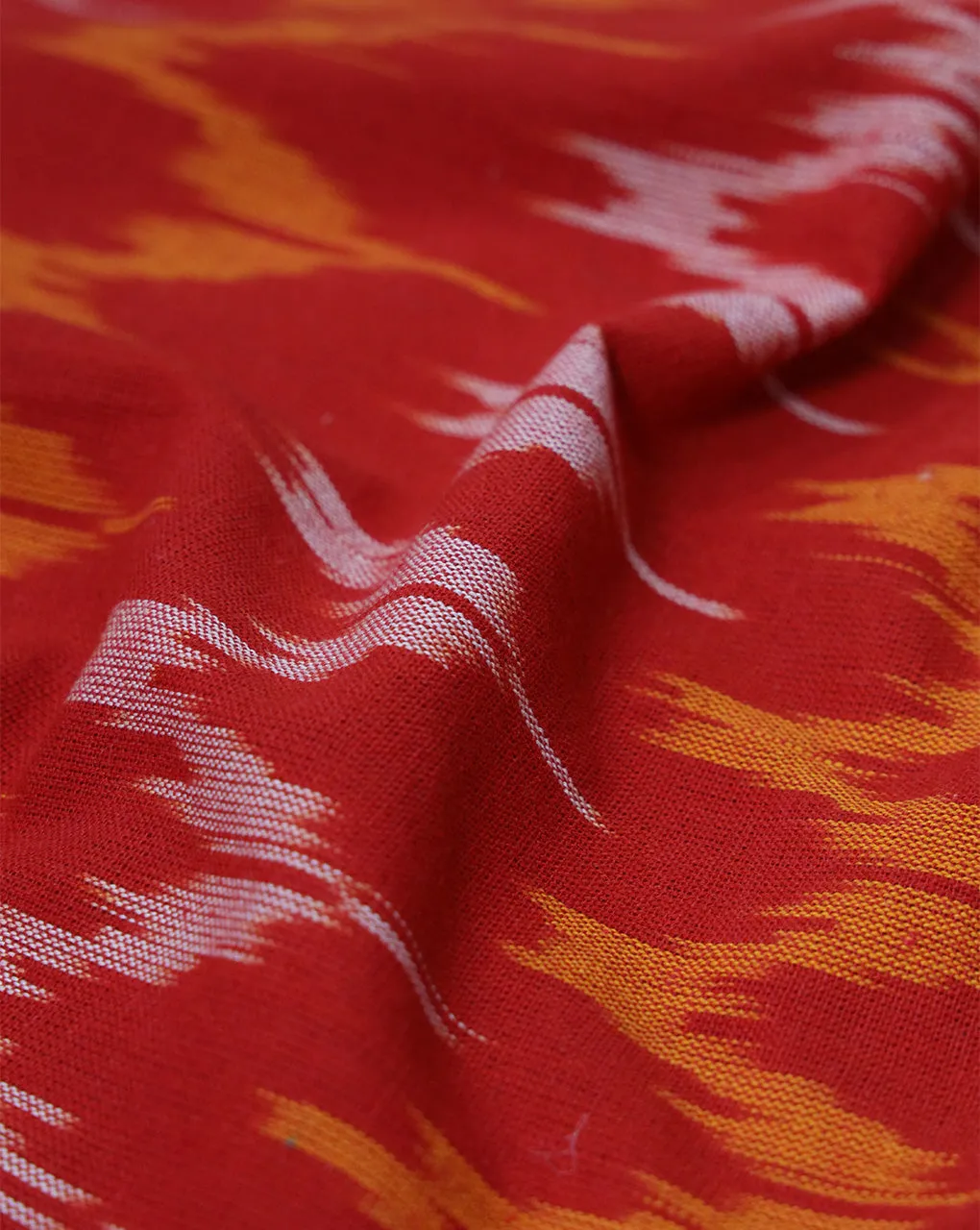 MULTICOLOR YARN DYED COTTON IKAT FABRIC