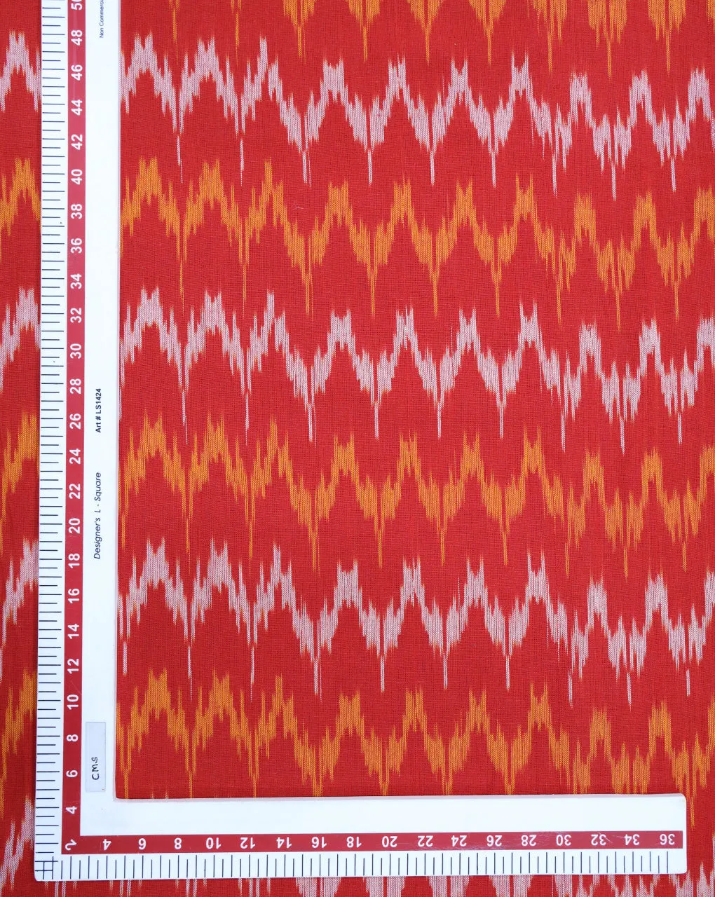 MULTICOLOR YARN DYED COTTON IKAT FABRIC