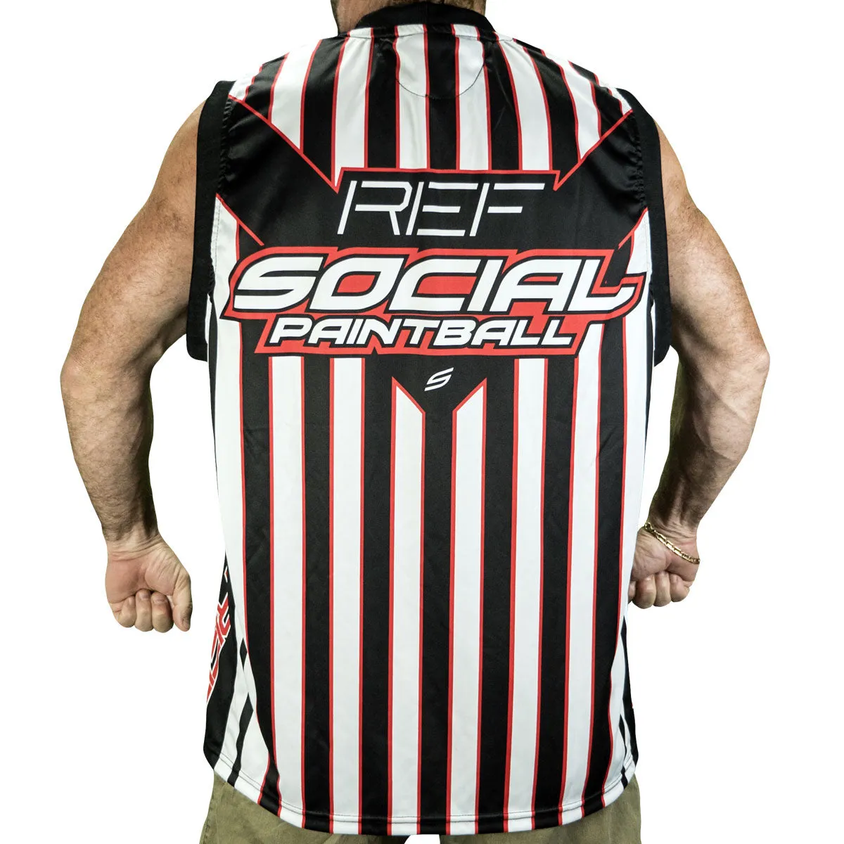 Social Paintball Grit Sleeveless Jersey - Referee