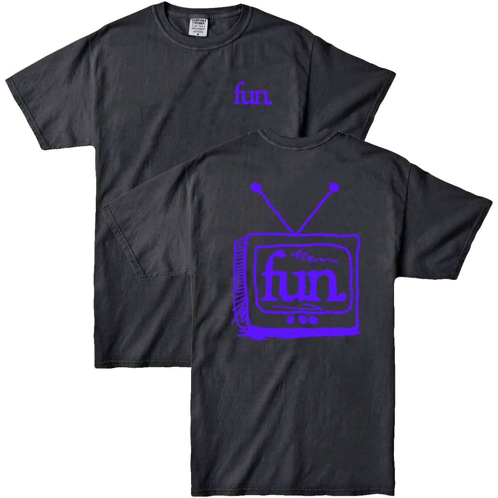 TV Black T-Shirt