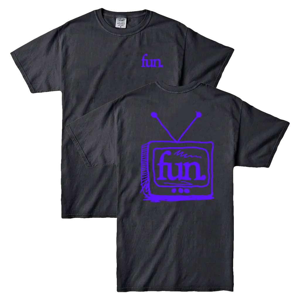 TV Black T-Shirt